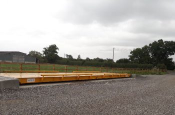 Surface Mounted Weighbridge on site