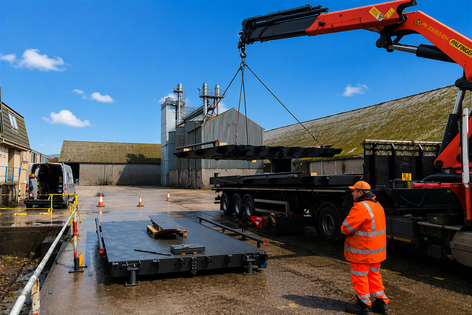 Surface Mounted Weighbridge Installation